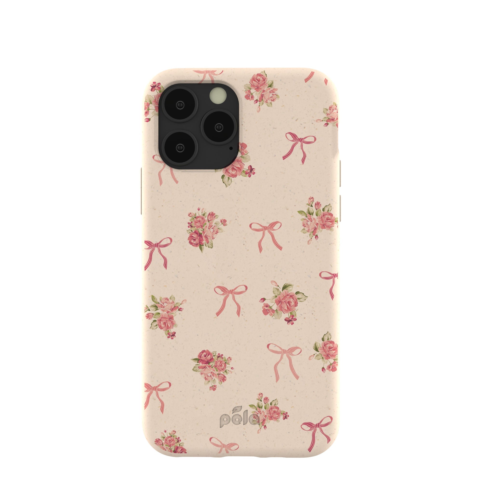 Seashell Roses and Bows iPhone 11 Pro Case Refurbished - Pela Case refurbished available on Cerqular