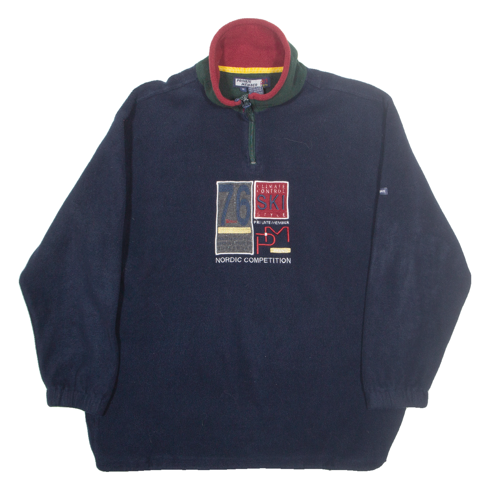PRIVATE MEMBER Fleece Mens Pullover Jacket Blue M Refurbished - N/A refurbished available on Cerqular