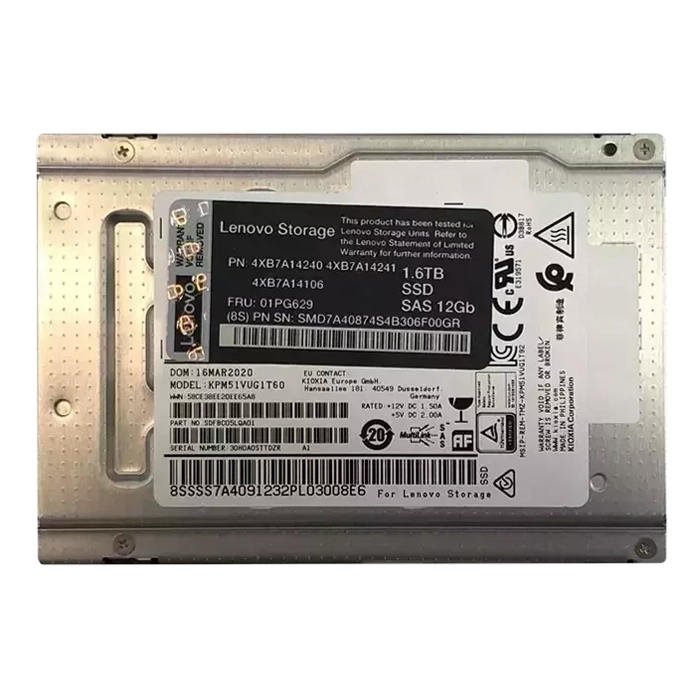 Lenovo 01PG629 | 1.6TB SAS 12Gb/s 2.5-Inch Internal Solid State Drive Refurbished - Lenovo refurbished available on Gotodirect