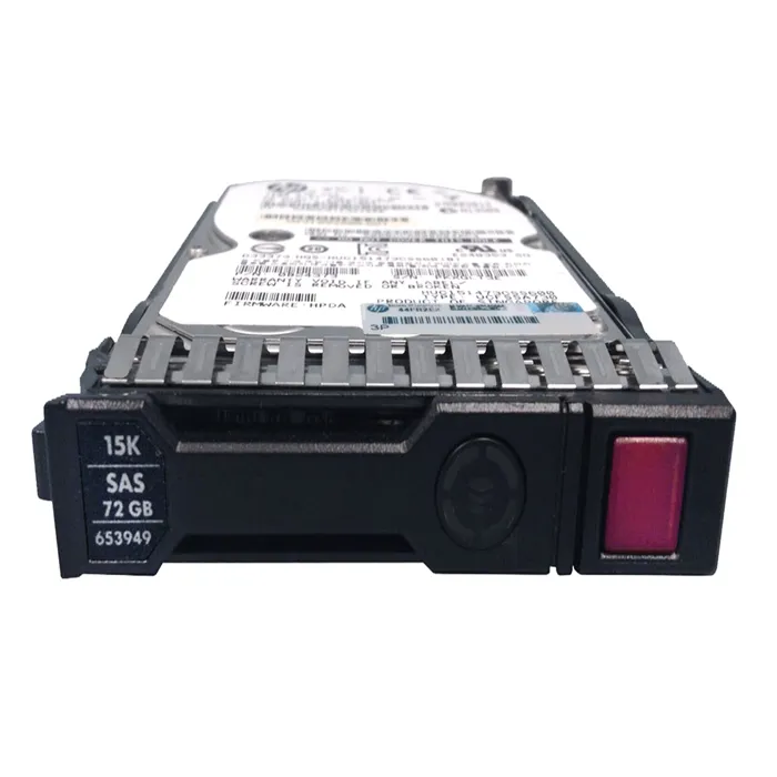 Buy HP 653949-001 | 72GB 15000RPM SAS 6Gb/s Hot-Pluggable Dual Port (512n) SFF 2.5-Inch Enterprise Hard Drive for ProLiant DL80 Gen9 Refurbished - $231.98 HP 653949-001 | 72GB 15000RPM SAS 6Gb/s Hot-Pluggable Dual Port (512n) SFF 2.5-Inch Enterprise Hard Drive for ProLiant DL80 Gen9 Refurbished - Hewlett-Packard (ou HP en abrégé) refurbished available on Gotodirect