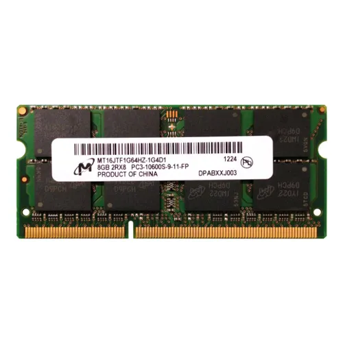 Micron MT16JTF1G64HZ-1G4D1 | 8GB DDR3-1333MHz PC3-10600 Non-ECC Unbuffered SODIMM CL9 2Rx8 1.5V 204-Pin Memory Module Refurbished -  refurbished available on Gotodirect