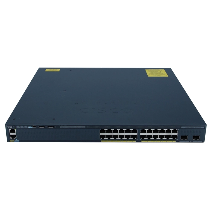 Cisco WS-C2960XR-24PD-I | Catalyst 2960XR Series 2960XR-24PD 24 x PoE+ Ports 10/100/1000Base-T + 2 x SFP+ Uplink Ports Layer 3 Managed 1U Rack-mountable Gigabit Ethernet Network Switch Refurbished - Cisco Systems Inc. refurbished available on Gotodirect