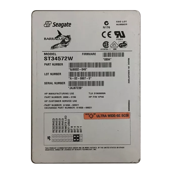Buy HP 0950-3196 | 4GB 7200RPM Ultra Wide SCSI 512KB Cache 68-Pin 3.5-Inch Hard Drive Refurbished - $590.88 HP 0950-3196 | 4GB 7200RPM Ultra Wide SCSI 512KB Cache 68-Pin 3.5-Inch Hard Drive Refurbished - Hewlett-Packard (ou HP en abrégé) refurbished available on Gotodirect