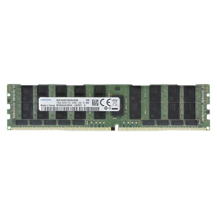 Samsung M386AAK40B40-CWD6Y | 128GB DDR4-2666MHz PC4-21300 ECC Registered LRDIMM CL19 8Rx4 1.2V 288-Pin Memory Module Refurbished - Samsung refurbished available on Gotodirect