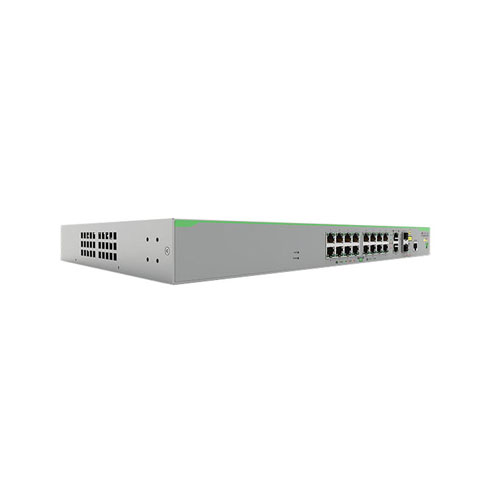 Allied Telesis AT-FS980M/18PS-40 | CentreCOM FS980M Series 16 x Ports 10/100Base-TX PoE+ + 2 x Ports SFP Combo uplink Rack-mountable Layer 3 Managed Fast Ethernet Network Switch Refurbished -  refurbished available on Gotodirect