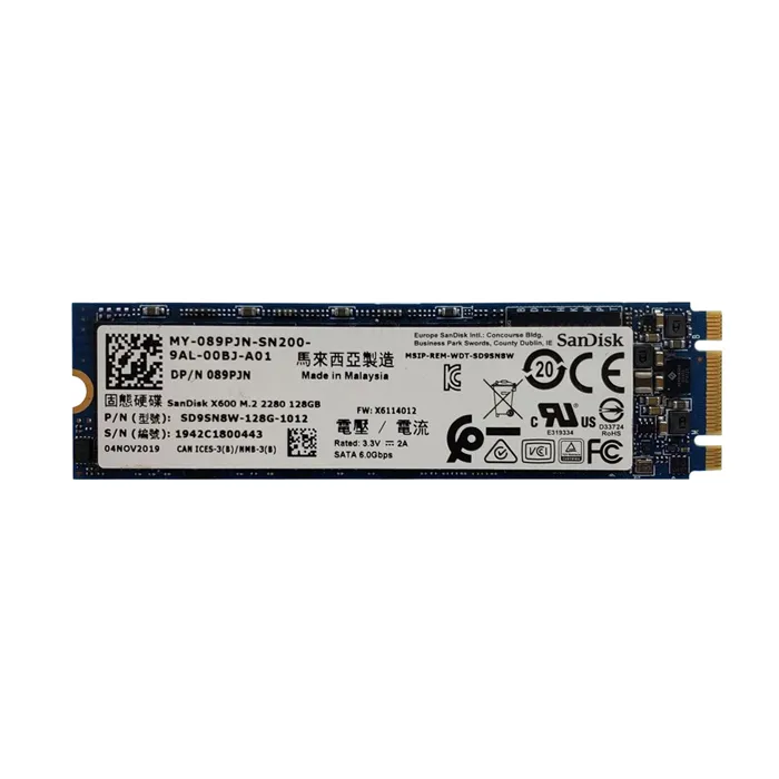Dell 089PJN | 128GB SATA 6Gb/s M.2 2280 Solid State Drive Refurbished - Dell refurbished available on Gotodirect