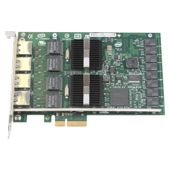 Intel D47316 | PRO/1000 PT Quad-Ports RJ-45 1Gb/s 10Base-T/100Base-TX/1000Base-T Gigabit Ethernet PCI Express x4 Server Network Adapter Refurbished - Intel refurbished available on Gotodirect