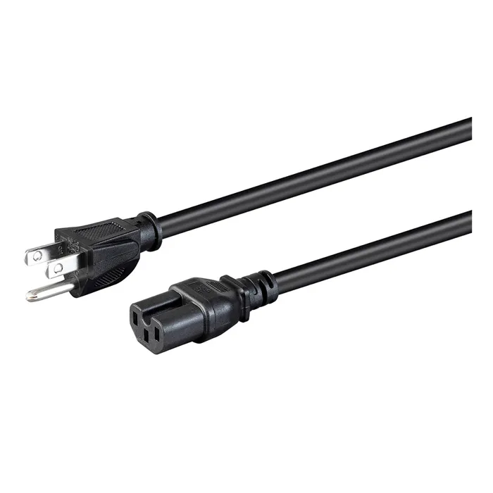Monoprice 42086 | Heavy Duty Power Cord NEMA 5-15P to IEC 60320 C15 14AWG 15A/1875W 125V SJT 2ft Black Refurbished -  refurbished available on Gotodirect