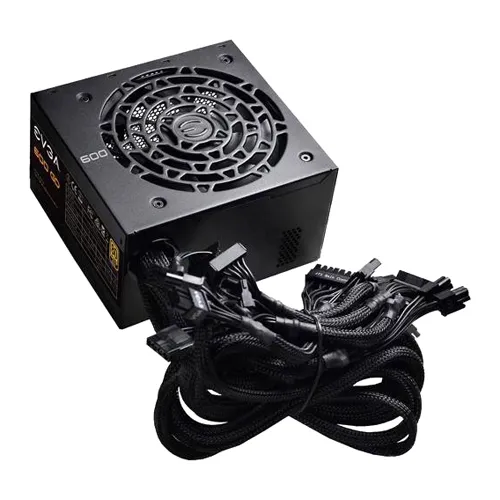 EVGA 100-GD-0600-V1 | 600-Watts 80-Plus Gold ATX12V/EPS12V Power Supply with Active PFC Refurbished - EVGA refurbished available on Gotodirect