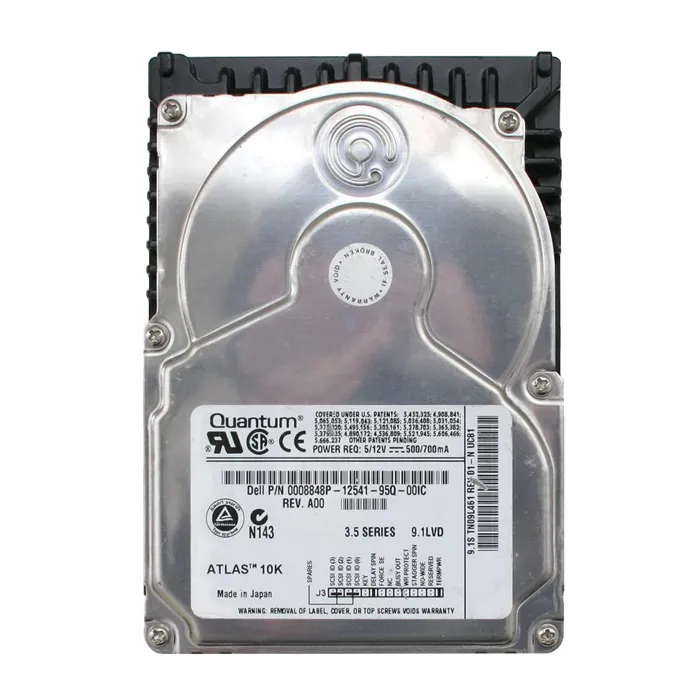 Dell 8848P | 9.1GB 10000RPM Ultra160 SCSI 2MB Cache 68-Pin 3.5-Inch Hard Drive Refurbished - Dell refurbished available on Gotodirect