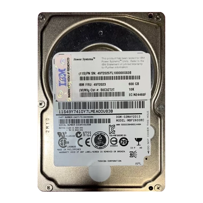 IBM 49Y2025 | 600GB 10000RPM SAS 6Gb/s 64MB Cache Hot Swapable 2.5-Inch Hard Drive Refurbished -  refurbished available on Gotodirect