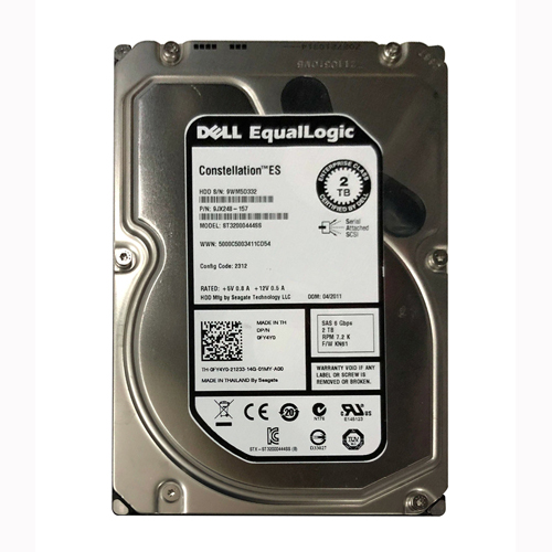 Dell 0FY4Y0 | 2TB 7200RPM SAS 6Gb/s Hot-Swappable 3.5-Inch Hard Drive for Compellent SC200/SC220 Expansion Enclosures Refurbished - Dell refurbished available on Gotodirect