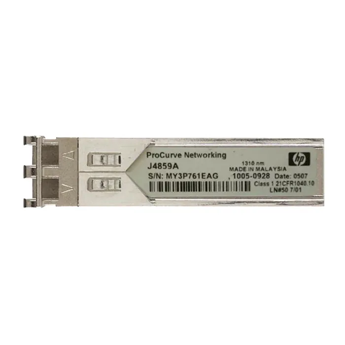 HP J4859A | ProCurve X121 1Gb/s 1000Base-LX Single-Mode Fibre 1310nm 3km Duplex LC Connector SFP (mini-GBIC) Transceiver Module Refurbished - Hewlett-Packard (ou HP en abrégé) refurbished available on Gotodirect
