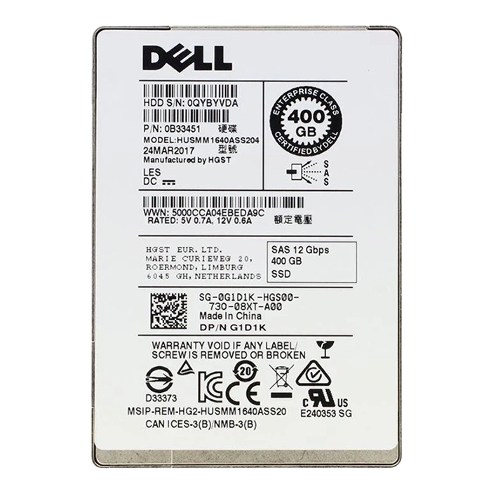 HGST HUSMM1640ASS204 | Ultrastar SSD1600MM Series 400GB Multi-Level Cell SAS 12Gb/s 512e Mainstream Endurance 2.5-inch Solid State Drive Refurbished - HGST (a subsidiary of Western Digital) refurbished available on Gotodirect