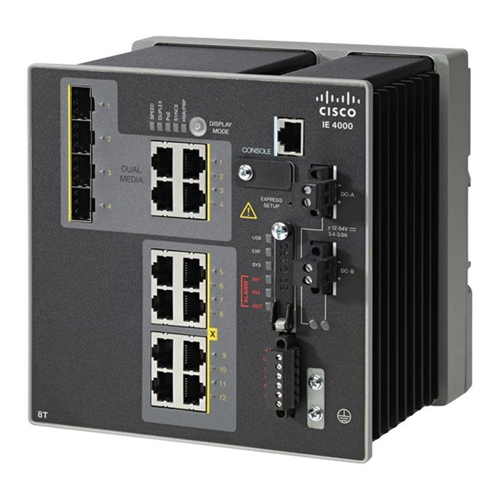 Cisco IE4000-8T4G-E | IE4000 switch with 8 FE copper with 4 GE combo uplink Industrial Switch Refurbished - Cisco Systems Inc. refurbished available on Gotodirect