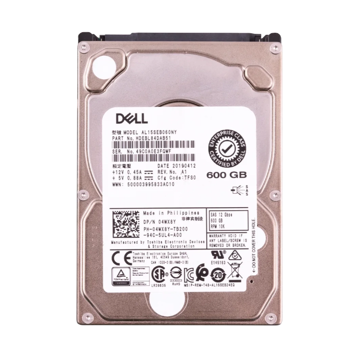 Toshiba AL15SEB060NY | 600GB 10000RPM SAS 12Gb/s 128MB Cache 2.5-Inch Hard Drive Refurbished - Toshiba refurbished available on Gotodirect