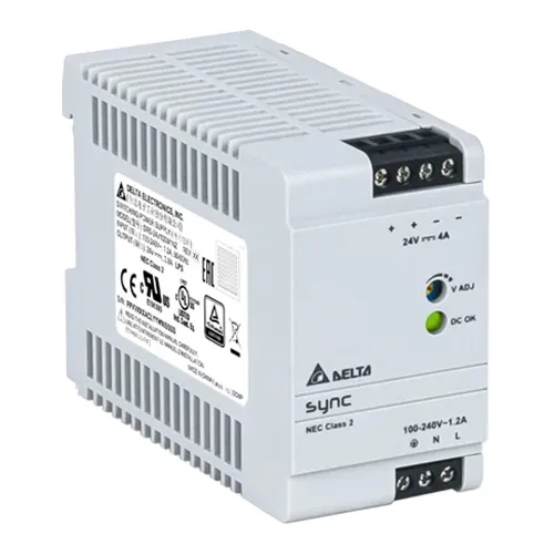 Delta DRS-24V100W1NZ | 91-Watt 24V 3.8A DIN Rail Power Supply Refurbished -  refurbished available on Gotodirect