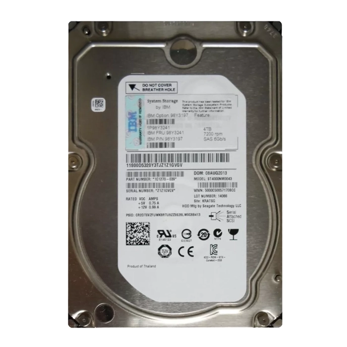 IBM 98Y3241 | 4TB 7200RPM SAS 6Gb/s 3.5-Inch Hard Drive Refurbished -  refurbished available on Gotodirect