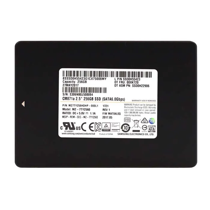 Lenovo 00XK720 | 256GB SATA 6Gb/s 2.5-Inch Solid State Drive Refurbished - Lenovo refurbished available on Gotodirect