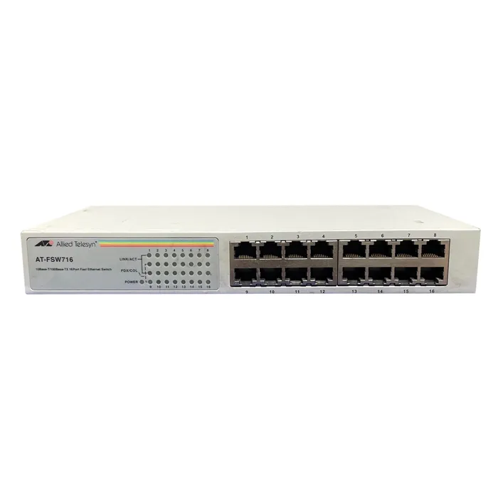 Allied Telesis AT-FSW716 | 16-Ports 10/100Base-TX Unmanaged Fast Ethernet Switch Refurbished -  refurbished available on Gotodirect