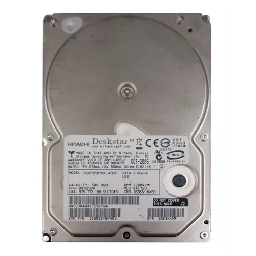 Buy Hitachi 0A32904 | Deskstar E7K500 Series 500GB 7200RPM SATA 3Gb/s 16MB Cache 3.5-Inch Hard Drive Refurbished - $86.88 Hitachi 0A32904 | Deskstar E7K500 Series 500GB 7200RPM SATA 3Gb/s 16MB Cache 3.5-Inch Hard Drive Refurbished - refurbished available on Gotodirect