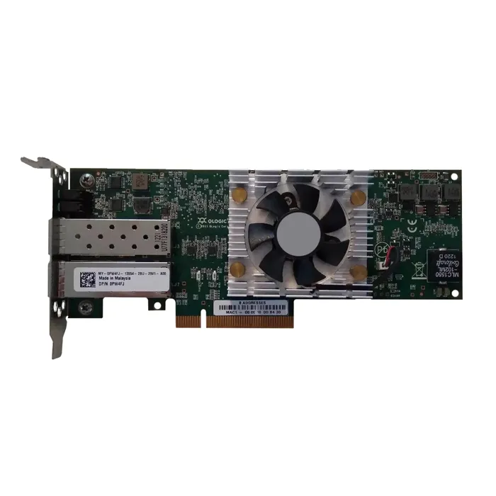 Dell PW4FJ | QLogic QLE8262 2-Ports 10Gb/s PCI Express 2.0 x8 Low Profile Network Adapter Card Refurbished - Dell refurbished available on Gotodirect