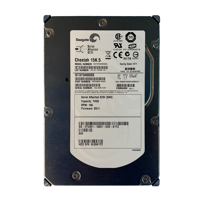Dell TU961 | 73GB 15000RPM SAS 3Gb/s Hot-Pluggable 16MB Cache 3.5-Inch Hard Drive for PowerEdge Server Refurbished - Dell refurbished available on Gotodirect