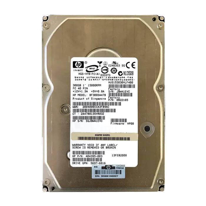 Buy HP AG690-64201 | 300GB 15000RPM Fibre Channel 2Gb/s Hot-Swappable 40-Pin LVD 3.5-inch Hard Drive for StorageWorks EVA M6412 Refurbished - $144.06 HP AG690-64201 | 300GB 15000RPM Fibre Channel 2Gb/s Hot-Swappable 40-Pin LVD 3.5-inch Hard Drive for StorageWorks EVA M6412 Refurbished - Hewlett-Packard (ou HP en abrégé) refurbished available on Gotodirect