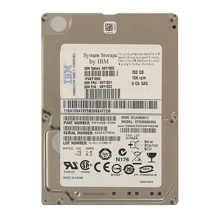 Buy IBM 49Y1931 | 300GB 10000RPM SAS 6Gb/s Hot-Swappable 2.5-Inch Hard Drive Refurbished - $287.78 IBM 49Y1931 | 300GB 10000RPM SAS 6Gb/s Hot-Swappable 2.5-Inch Hard Drive Refurbished - refurbished available on Gotodirect