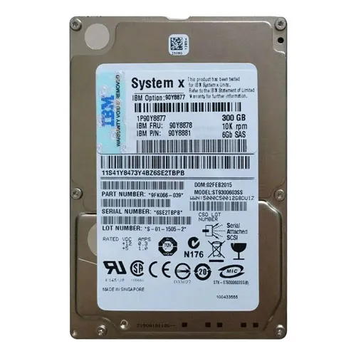Seagate 9FK066-039 | Savvio 10K.3 Series 300GB 10000RPM SAS 6Gb/s 16MB Cache (SED) 2.5-Inch Hard Drive Refurbished - Seagate refurbished available on Gotodirect