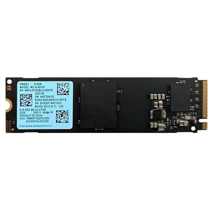 Samsung MZVL4512HBLU-00BTW | PM9B1 512GB PCI Express 4.0 x4 NVMe M.2 Solid State Drive Refurbished - Samsung refurbished available on Gotodirect