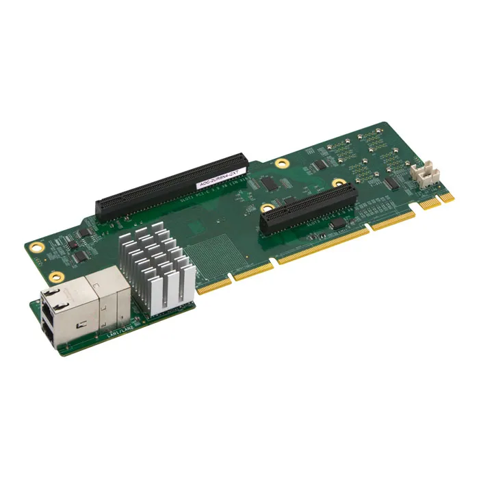 Supermicro AOC-2UR8N4-I2XT-O | 2-Ports 10Gbase-T RJ45 PCI Express 3.0 x8 2U Ultra Riser Card Refurbished -  refurbished available on Gotodirect