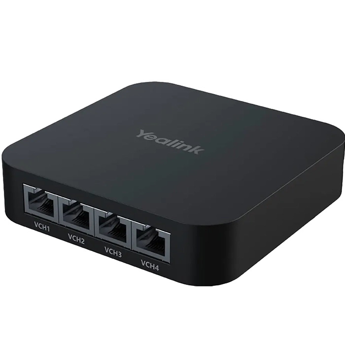 Yealink RCH40-E2 | RCH40 E2 Managed 4-Ports Gigabit Ethernet PoE+ with 1x Gigabit Ethernet Uplink Port Managed Compact Network Switch Refurbished - Yealink refurbished available on Gotodirect