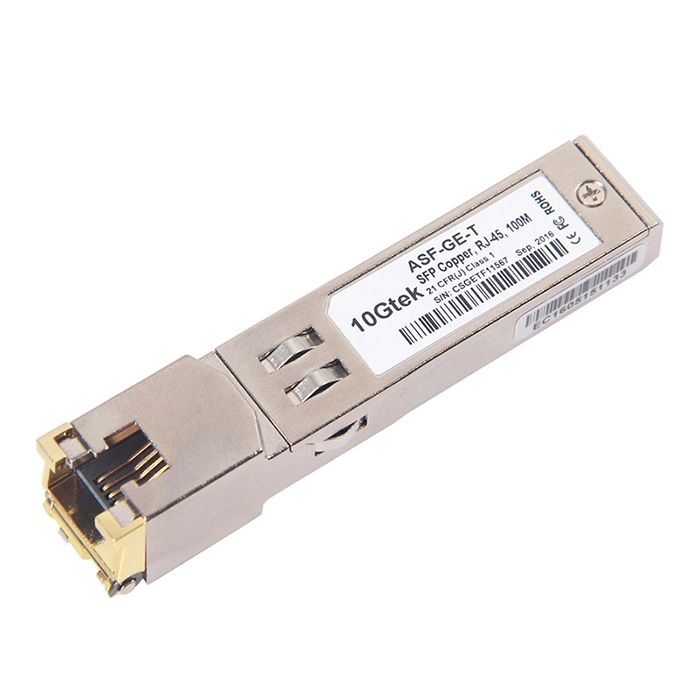 Buy 10Gtek ASF-GE-T | 1Gb/s 1000Base-T Copper-Mode 100m CAT5e RJ-45 Connector SFP Transceiver Module Refurbished - $84.15 10Gtek ASF-GE-T | 1Gb/s 1000Base-T Copper-Mode 100m CAT5e RJ-45 Connector SFP Transceiver Module Refurbished - refurbished available on Gotodirect