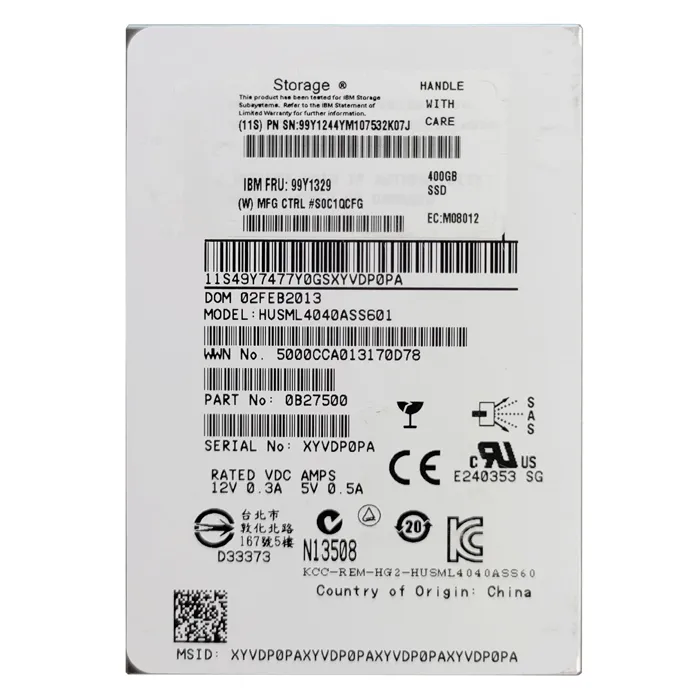 IBM 99Y1244 | 400GB Multi-Level Cell SAS 6Gb/s 2.5-Inch Solid State Drive Refurbished -  refurbished available on Gotodirect