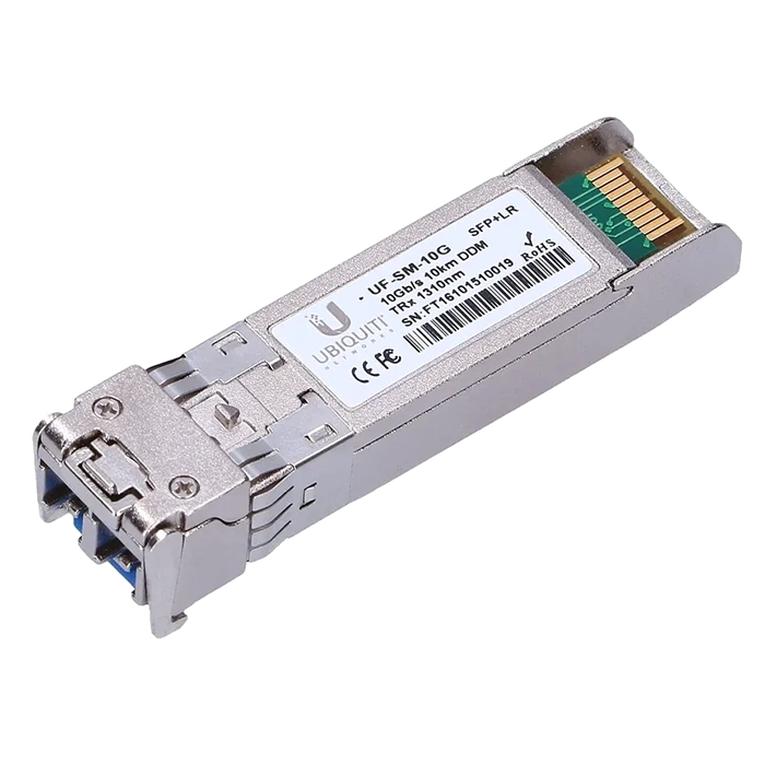 Ubiquiti UF-SM-10G | 10Gb/s Single-Mode Fibre 1310nm 10km LC Connector SFP+ Transceiver Module (2-Pack) Refurbished - Ubiquiti refurbished available on Gotodirect