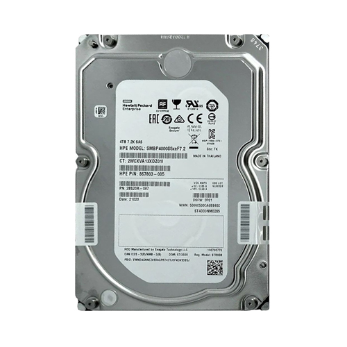 HP 867803-005 | 4TB 7200RPM SAS 12Gb/s 3.5-Inch Hard Drive for 3PAR StoreServ 8000 Refurbished - Hewlett-Packard (ou HP en abrégé) refurbished available on Gotodirect