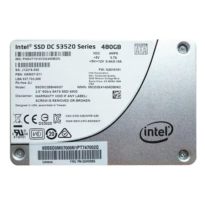 Lenovo 00HV885 | 480GB MLC SATA 6GB/s AES-256/ PLP 2.5-Inch Internal Solid State Drive Refurbished - Lenovo refurbished available on Gotodirect