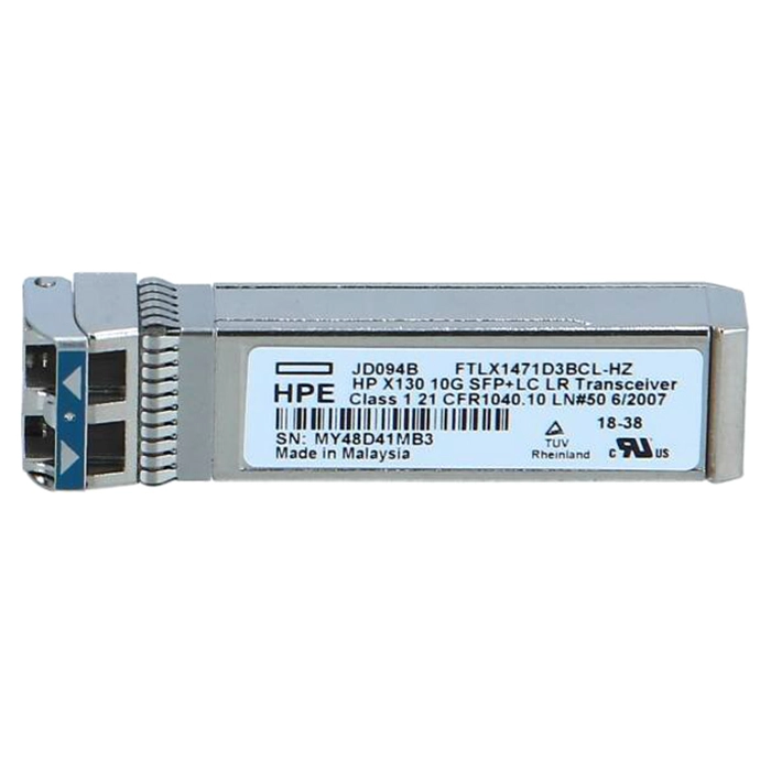HP JD094-61001 | ProCurve X130 10Gb/s 10GBase-LR Single-Mode Fibre 1310nm 10km Duplex LC Connector SFP+ Transceiver Module Refurbished - Hewlett-Packard (ou HP en abrégé) refurbished available on Gotodirect