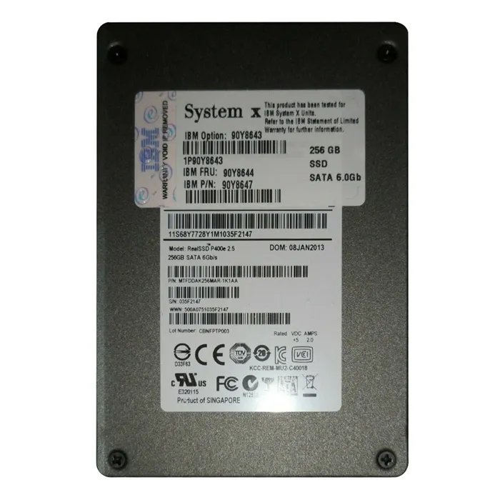 IBM 90Y8644 | 256GB Multi-Level Cell SATA 6Gb/s Hot Swappable 2.5-Inch Solid State Drive Refurbished -  refurbished available on Gotodirect