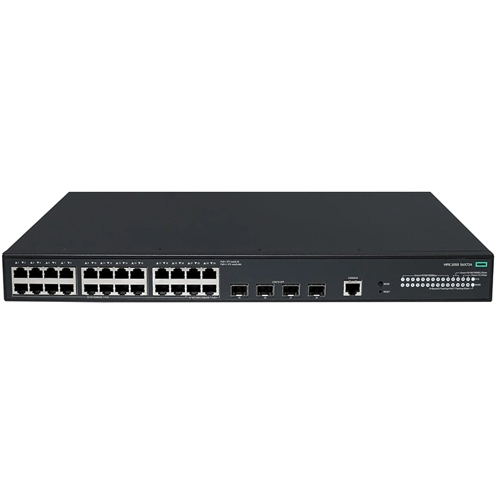 HP S6X72A | Networking CW 2050 24-Ports 10/100/1000BT PoE+ 4p SFP 1G/2.5G 420W Switch Refurbished - Hewlett-Packard (ou HP en abrégé) refurbished available on Gotodirect