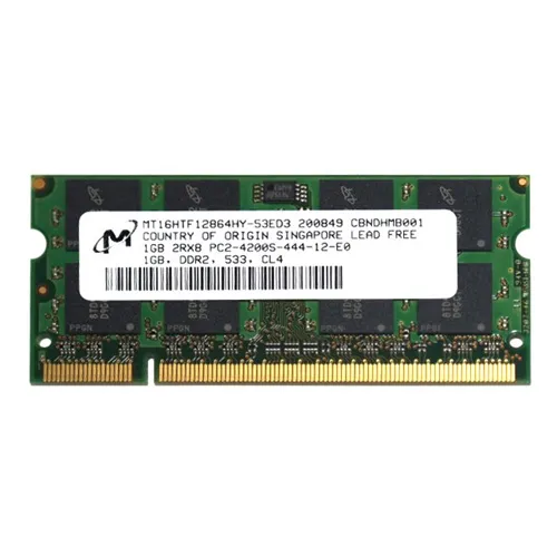 Micron MT16HTF12864HY-53ED3 | 1GB DDR2-533MHz PC2-4200 Non-ECC Unbuffered SODIMM CL4 2Rx8 1.8V 200-Pin Memory Module Refurbished -  refurbished available on Gotodirect