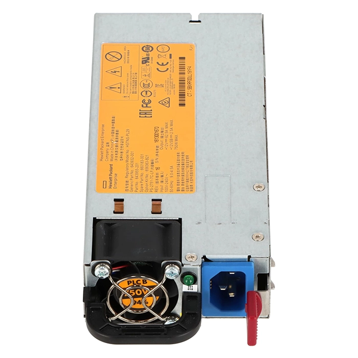 HP 656363-B21 | 750-Watts 100-240V AC 9.0A 50-60Hz 80-Plus Platinum Hot-Plug Redundant Power Supply for ProLiant DL160 / DL360P / ML350 / DL380 / DL388P Gen8 Servers Refurbished - Hewlett-Packard (ou HP en abrégé) refurbished available on Gotodirect