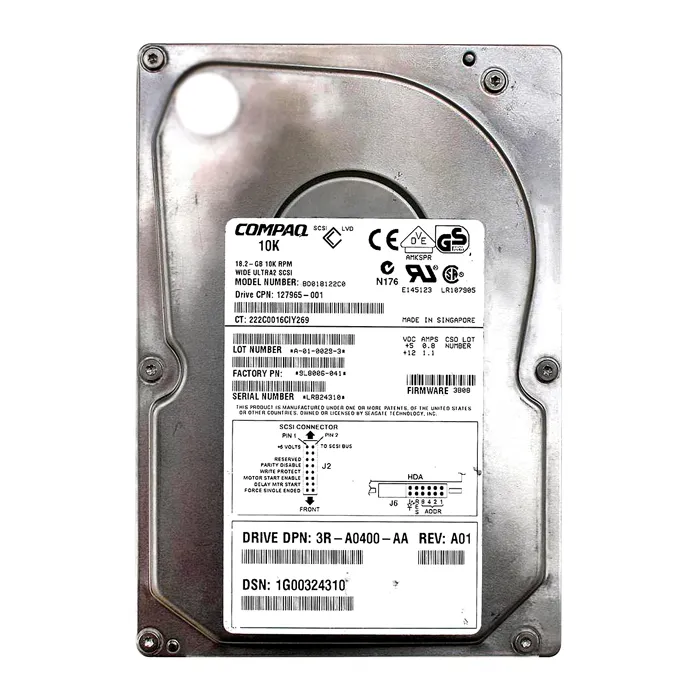 Seagate 9L8006-041 | 18GB 10000RPM Ultra2 Wide SCSI 3.5-Inch 1MB Cache Hard Drive Refurbished - Seagate refurbished available on Gotodirect