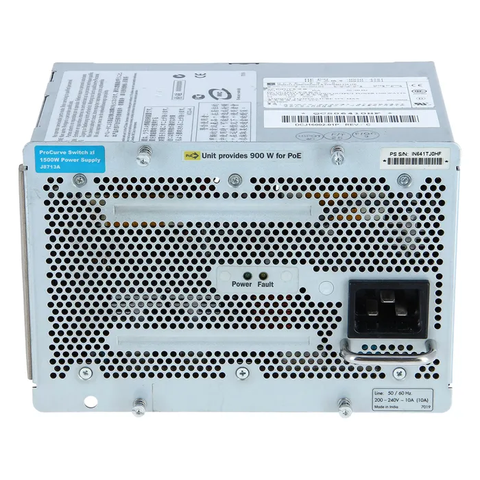 Buy HP J8713AZ | 1500-Watts 110-220V AC Redundant Power Supply for ProCurve ZL Series Switch Refurbished - $140.85 HP J8713AZ | 1500-Watts 110-220V AC Redundant Power Supply for ProCurve ZL Series Switch Refurbished - Hewlett-Packard (ou HP en abrégé) refurbished available on Gotodirect