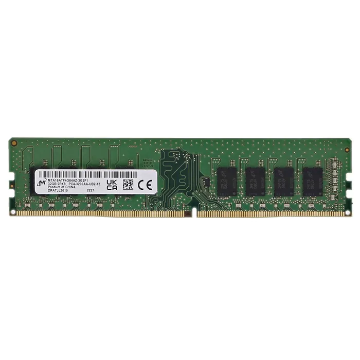 Buy Micron MTA16ATF4G64AZ-3G2 | 32GB DDR4-3200MHz PC4-25600 Non-ECC Unbuffered UDIMM CL22 2Rx8 1.2V 288-Pin Memory Module Refurbished - $447.48 Micron MTA16ATF4G64AZ-3G2 | 32GB DDR4-3200MHz PC4-25600 Non-ECC Unbuffered UDIMM CL22 2Rx8 1.2V 288-Pin Memory Module Refurbished - refurbished available on Gotodirect