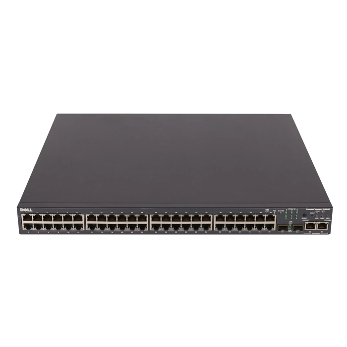 Dell PC3448 | PowerConnect 3400 Series 3448P 48 x Ports PoE 10/100Base-T + 2 x SFP Ports Layer 2 Managed 1U Rack-mountable Fast Ethernet Network Switch Refurbished - Dell refurbished available on Gotodirect