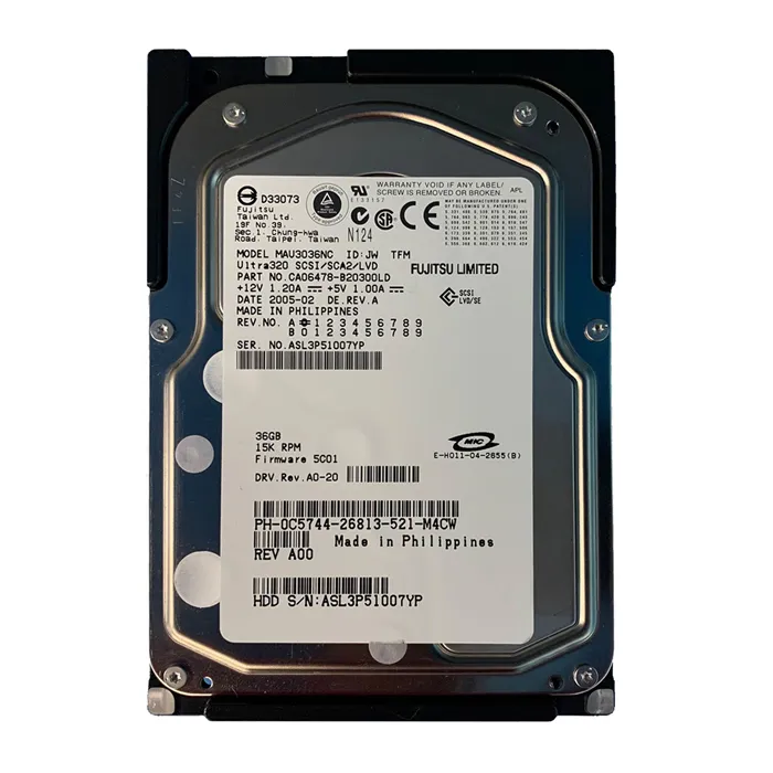 Dell C5744 | 36GB 15000RPM Ultra320 SCSI Hot-Pluggable 3.5-Inch Hard Drive for PowerEdge Server & PowerVault Storage Array Refurbished - Dell refurbished available on Gotodirect