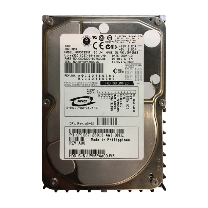 Dell 0P1067 | 73GB 10000RPM Ultra320 SCSI 68-Pin 3.5-Inch Hard Drive Refurbished - Dell refurbished available on Gotodirect