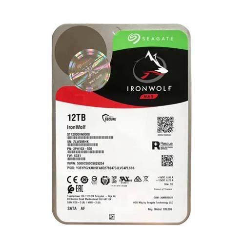 Seagate ST12000VN0008 | IronWolf Helium 12TB 3.5-inch 6GB/s SATA 7200RPM 256MB Cache NAS Hard Drive Refurbished - Seagate refurbished available on Gotodirect
